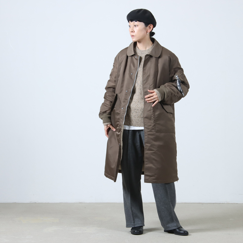 08sircus(ゼロエイトサーカス) 08sircus × TAION Down long MA-1 reversible