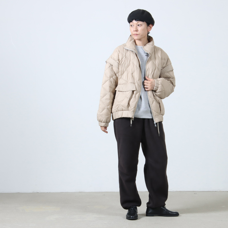 08sircus(ゼロエイトサーカス) 08sircus × TAION Down detachable short blouson reversible