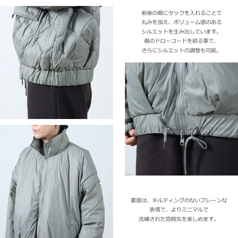 08sircus(ゼロエイトサーカス) 08sircus × TAION Down detachable short blouson reversible