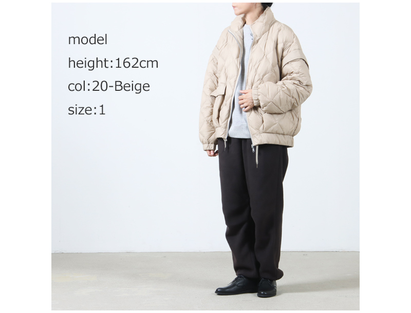 08sircus(ゼロエイトサーカス) 08sircus × TAION Down detachable short blouson reversible