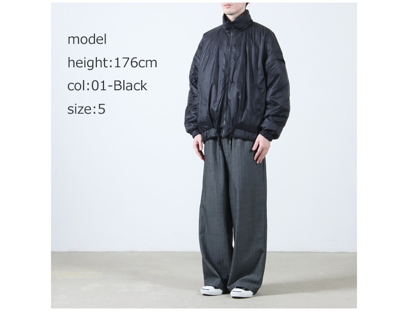 08sircus(ゼロエイトサーカス) 08sircus × TAION Down detachable short blouson reversible