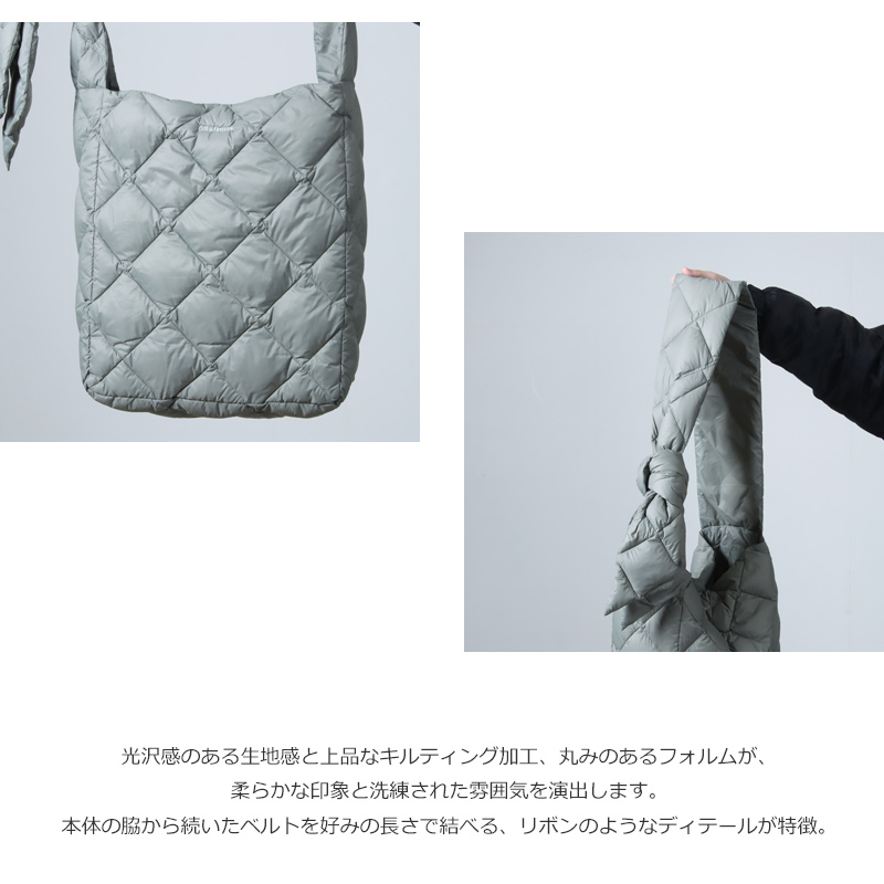 08sircus(ゼロエイトサーカス) 08sircus × TAION Down shoulder bag
