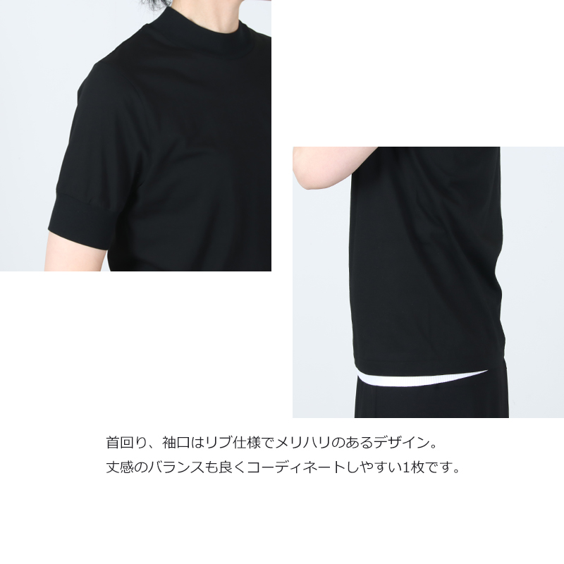 ALWEL(オルウェル) MOCK NECK TEE