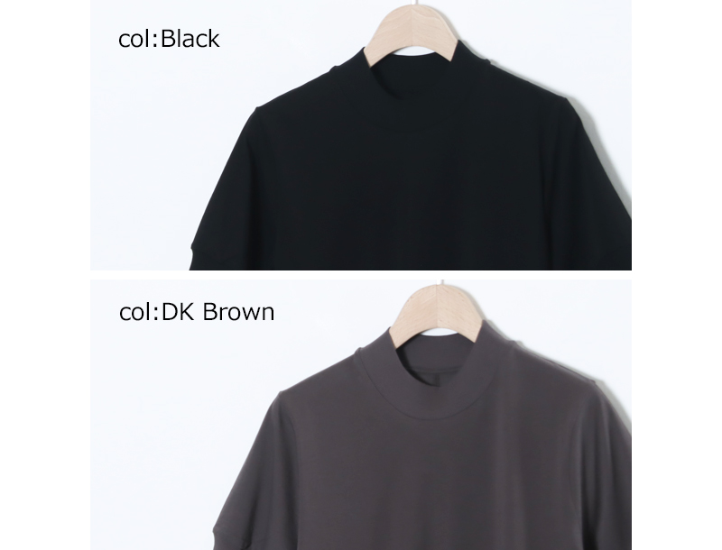 ALWEL(オルウェル) MOCK NECK TEE