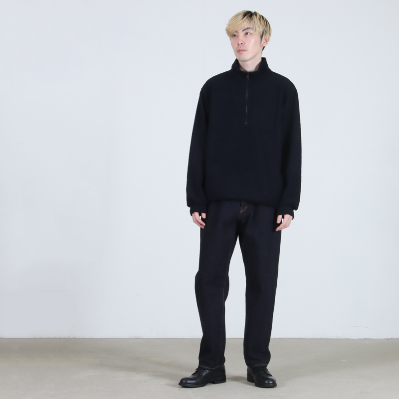 A VONTADE(ア ボンタージ) Wool Pile Half Zip Jacket