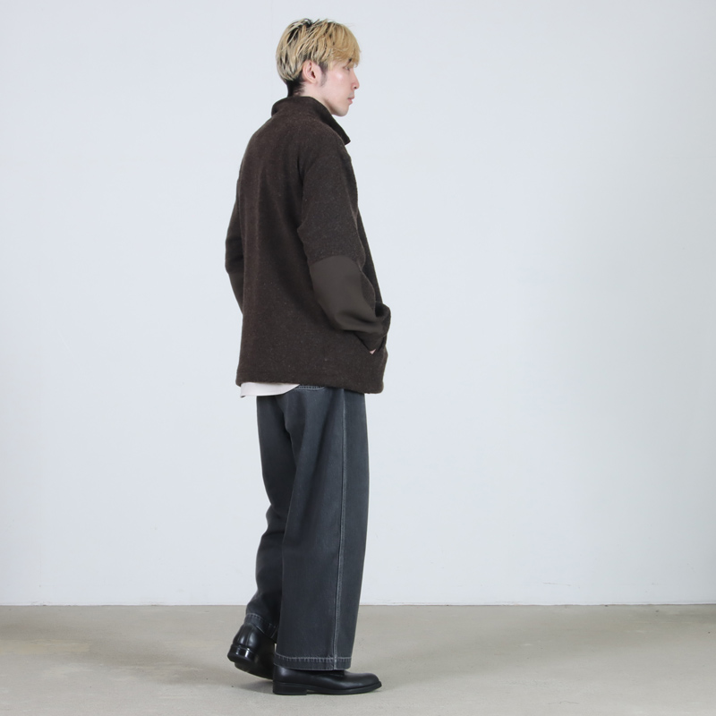 A VONTADE(ア ボンタージ) Wool Pile Half Zip Jacket