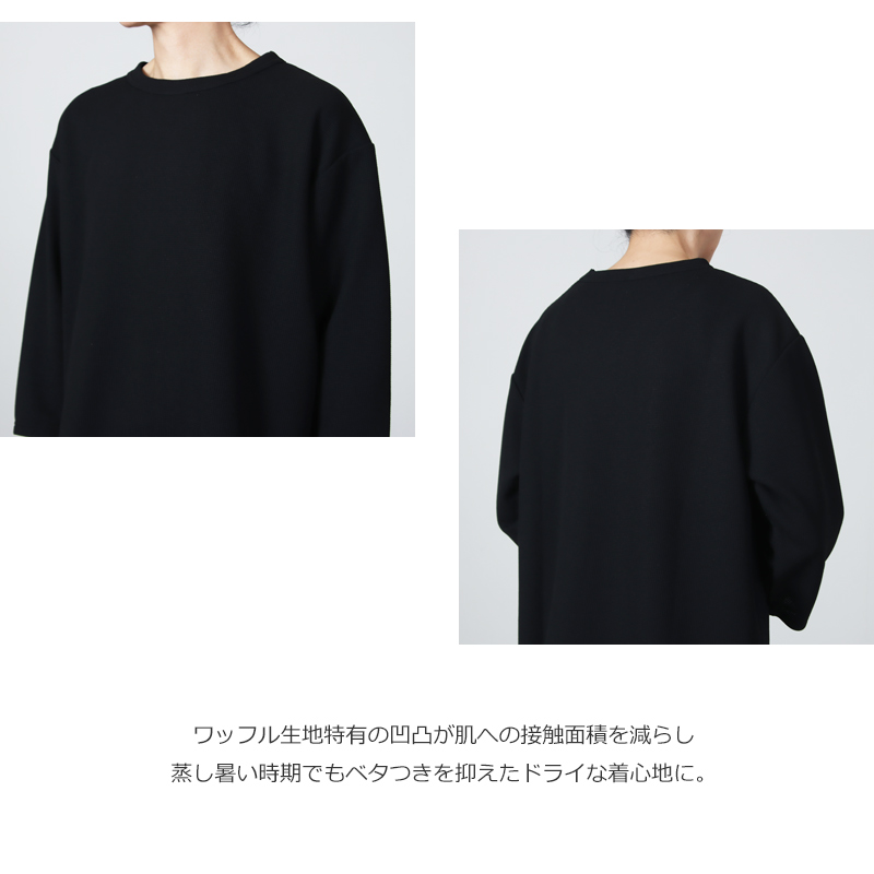 AXESQUIN(アクシーズクイン) QD ECO WAFFLE FOOTBALL TEE