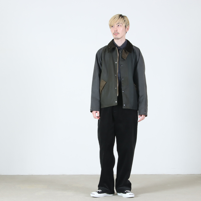 BARBOUR(バブアー) patchwork transport wax jacket