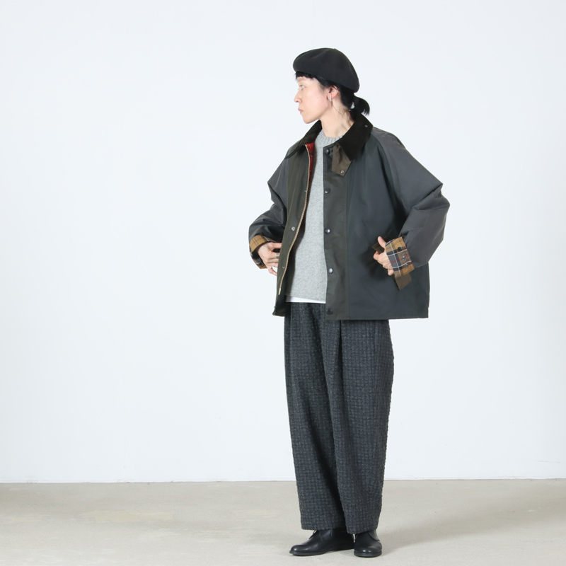 BARBOUR(バブアー) patchwork transport wax jacket