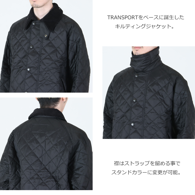 BARBOUR(バブアー) os transport quilted jacket