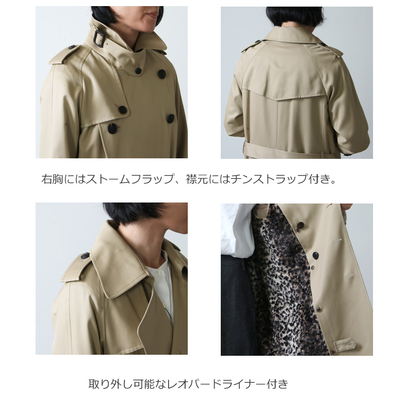 beautiful people(ӥ塼ƥեԡץ) ultimate pima twill maxilong trench coat