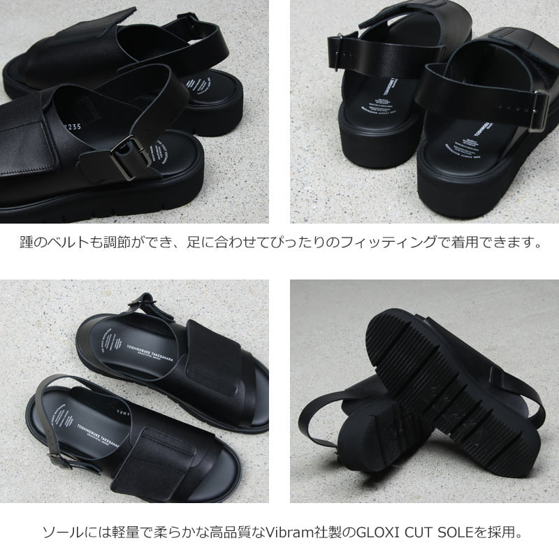 BEAUTIFUL SHOES(ビューティフルシューズ) VELCRO SANDALS(GLOXI CUT SOLE)