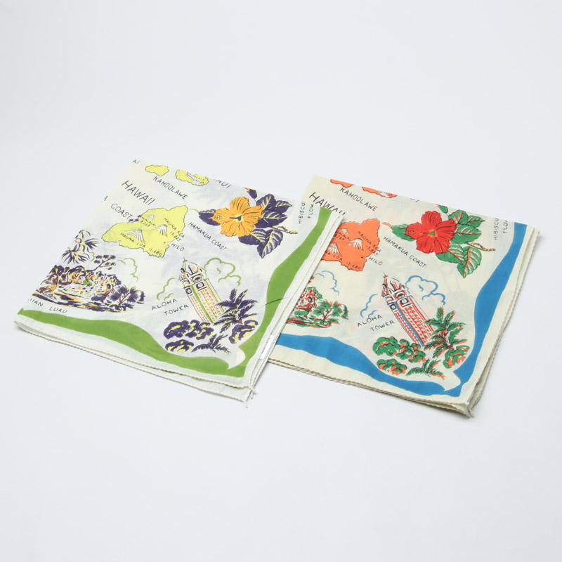 BINDU(ビンドゥー) Bandana Hawaii - Olive Type