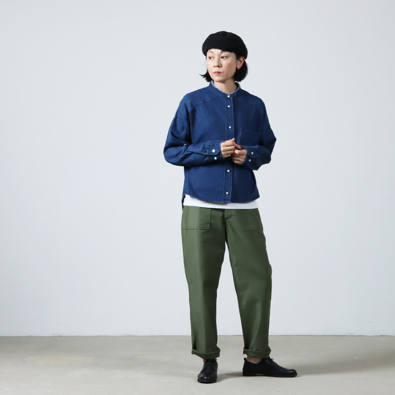 blanc basque(ブランバスク) 8ozデニムシャツ