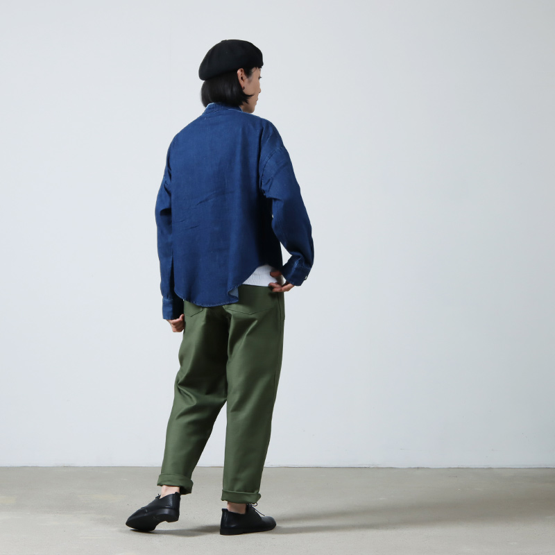 blanc basque(ブランバスク) 8ozデニムシャツ