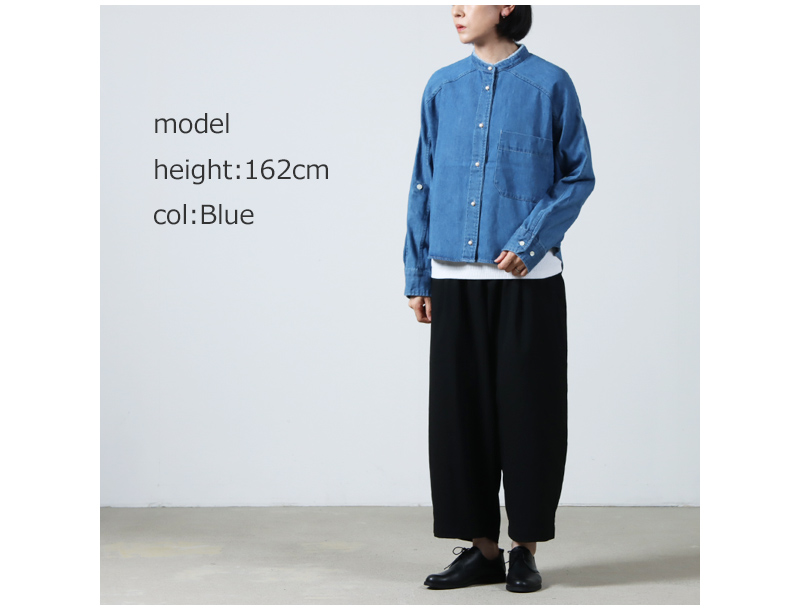 blanc basque(ブランバスク) 8ozデニムシャツ