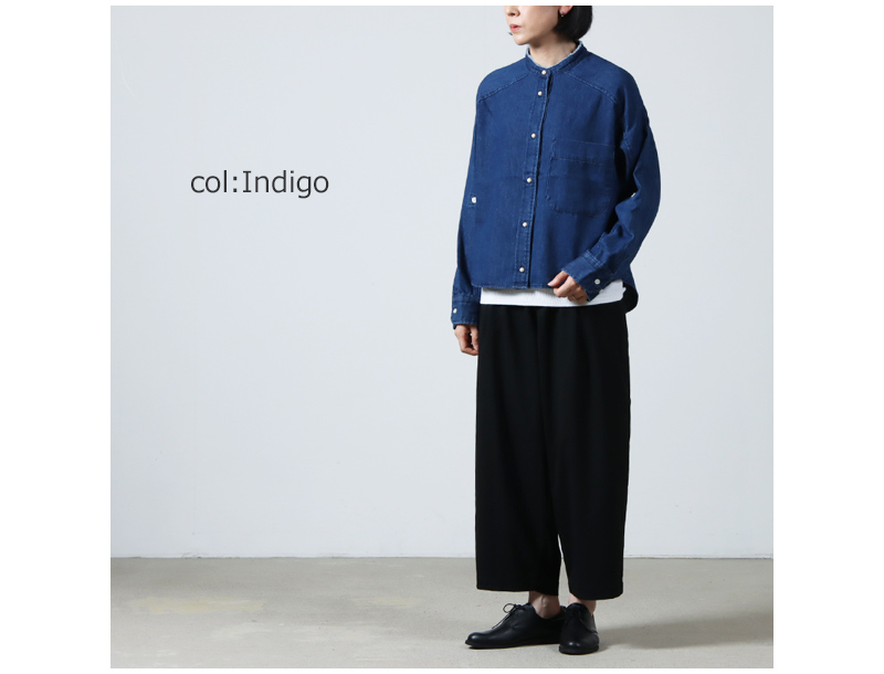 blanc basque(ブランバスク) 8ozデニムシャツ