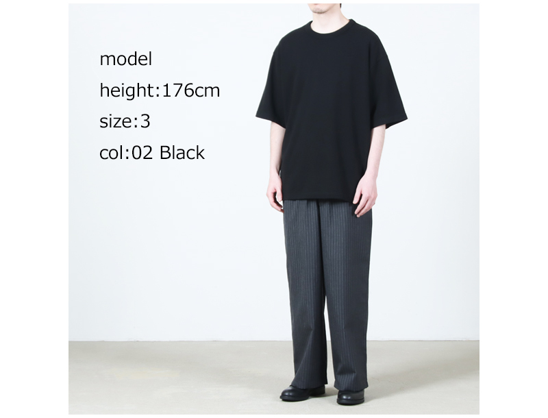blurhms(ブラームス) Co/Silk Nep Tee S/S