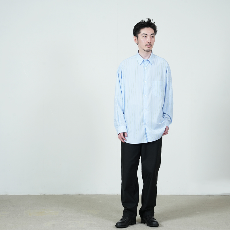 CIOTA(シオタ) Cotton Back-Sateen Baker Pants (Wide Tapered)(One Wash)