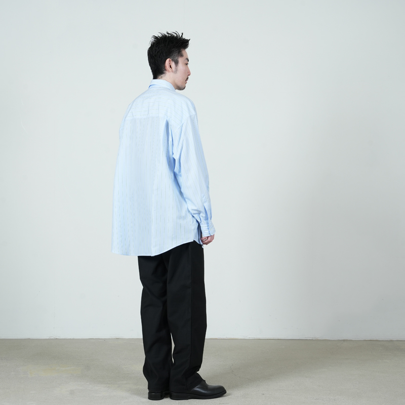 CIOTA(シオタ) Cotton Back-Sateen Baker Pants (Wide Tapered)(One Wash)