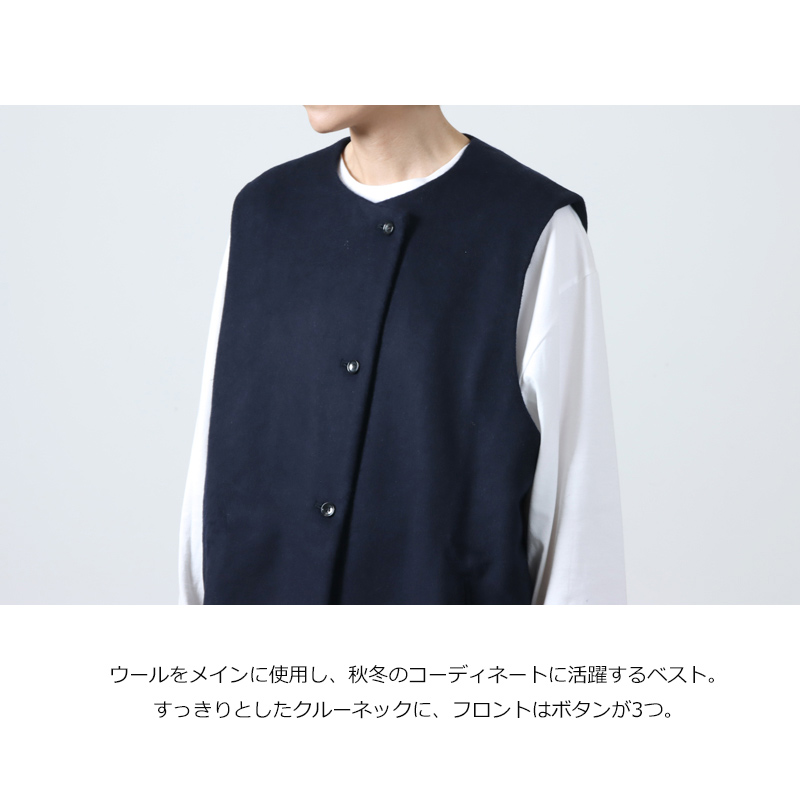 Commencement(コメンスメント) Wool vest
