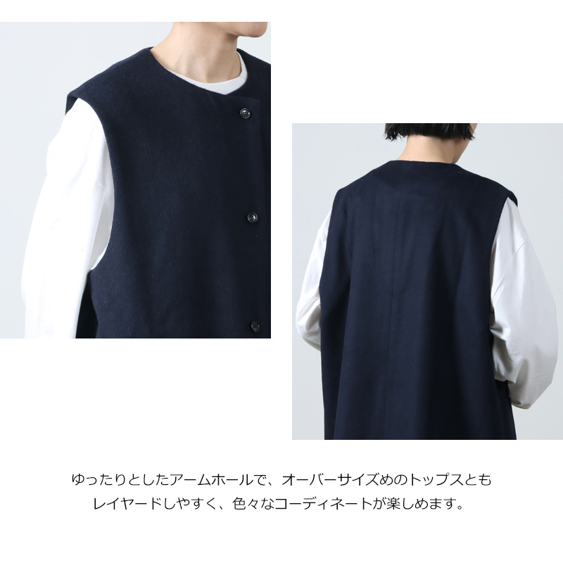 Commencement(コメンスメント) Wool vest