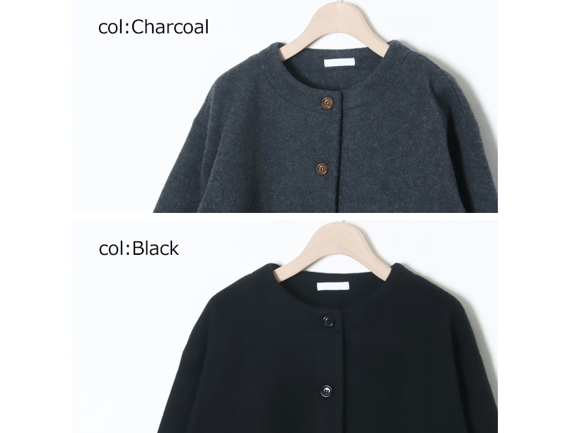 Commencement(コメンスメント) No collar wool coat