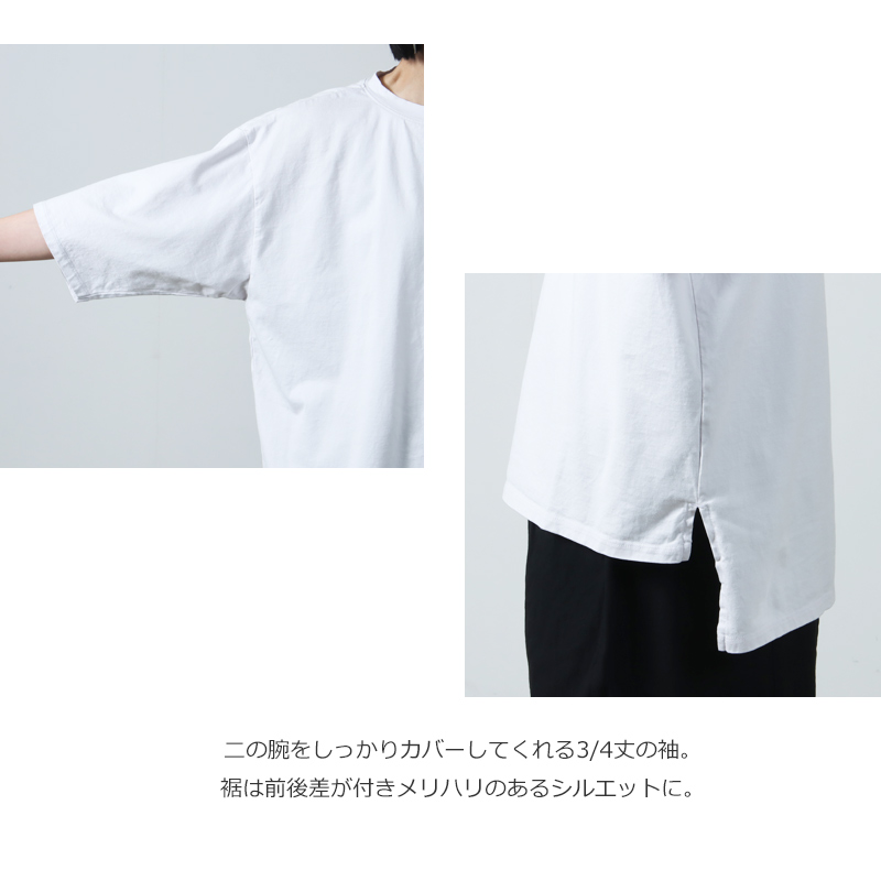 Commencement(コメンスメント) Lowneck 3/4 tee