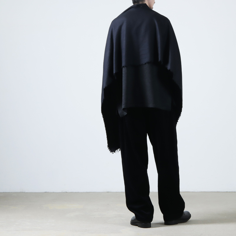 COMOLI(コモリ) カシミヤシルク 製品染ストール