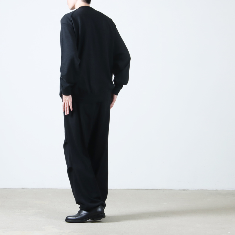 COMOLI(コモリ) ウール クルーネックニット