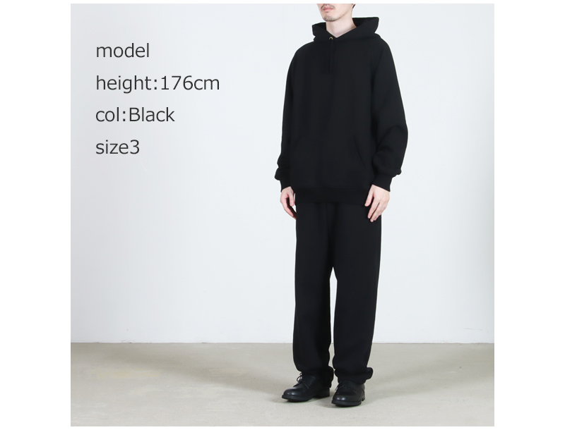 COMOLI(コモリ) コットン裏毛 パーカ