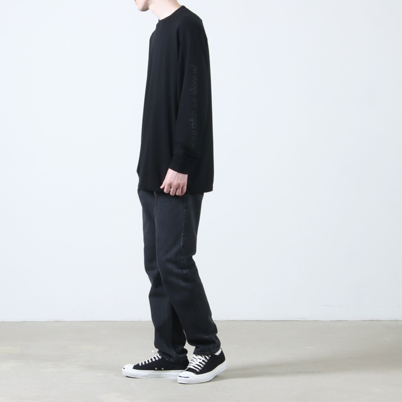 COMOLI(コモリ) コットンカシミヤ 長袖Tシャツ