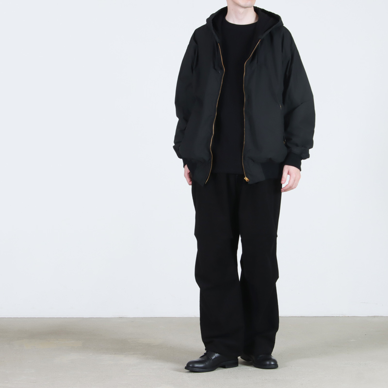 COMOLI(コモリ) コットンナイロン ジップパーカ