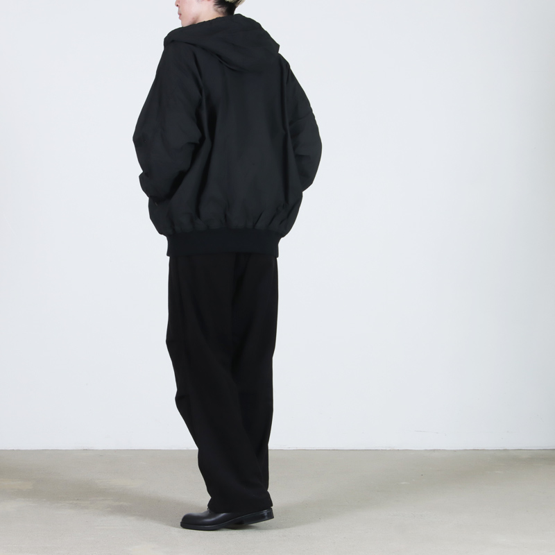 COMOLI(コモリ) コットンナイロン ジップパーカ