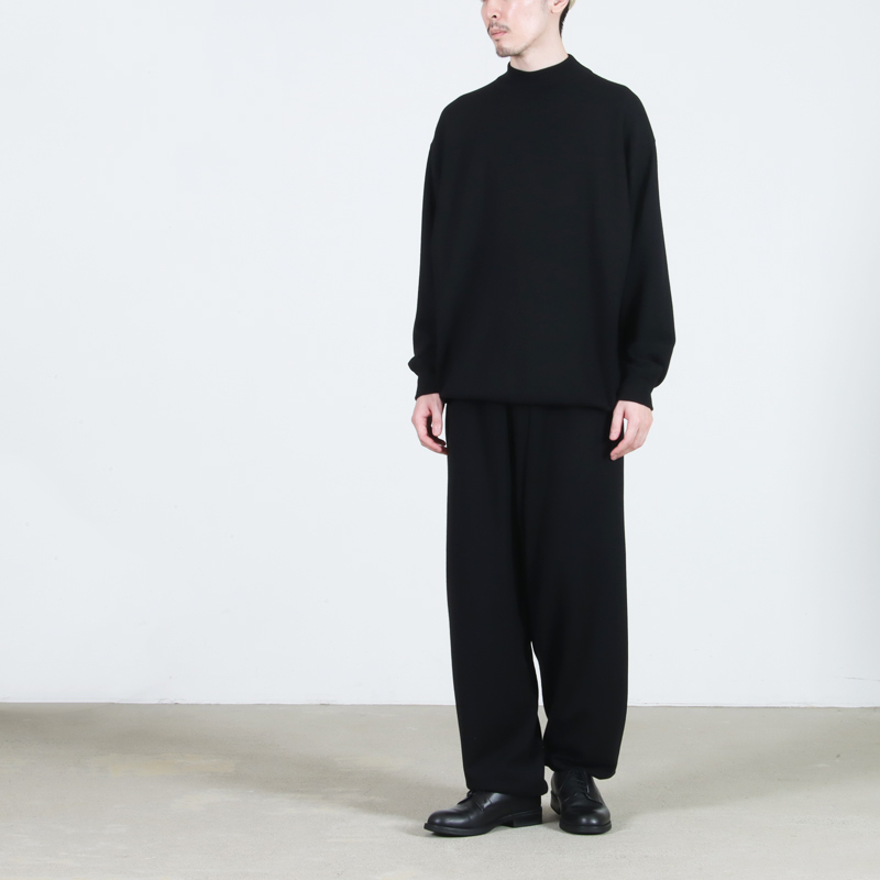 COMOLI(コモリ) ウール モックネックニット