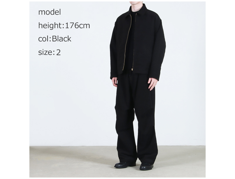 COMOLI(コモリ) モールスキン ジップショートジャケット