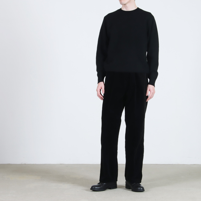 COMOLI(コモリ) ラムズウール クルーネックニット