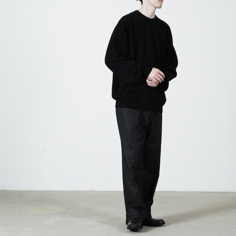 COMOLI(コモリ) SCOTT&CHARTERS別注 クルーネックニット