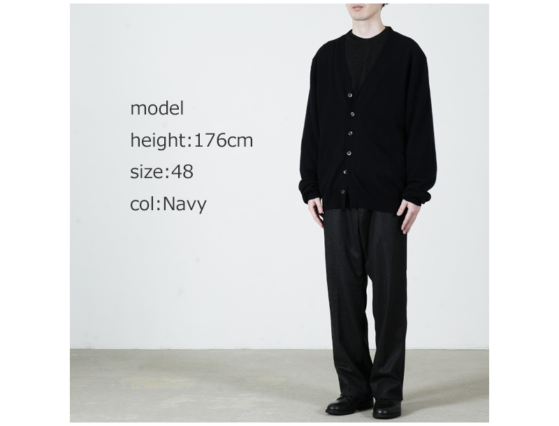 COMOLI(コモリ) SCOTT&CHARTERS別注 Vネックカーディガン