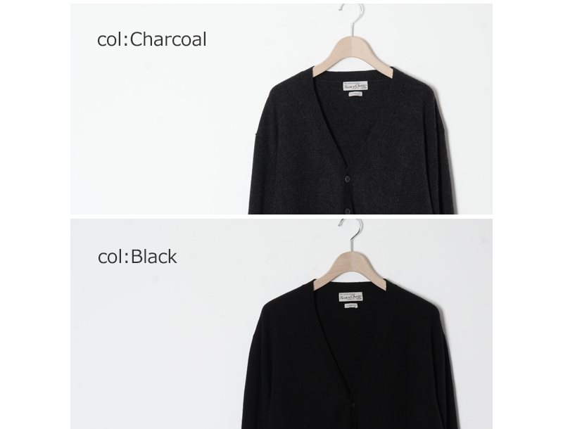 COMOLI(コモリ) SCOTT&CHARTERS別注 Vネックカーディガン