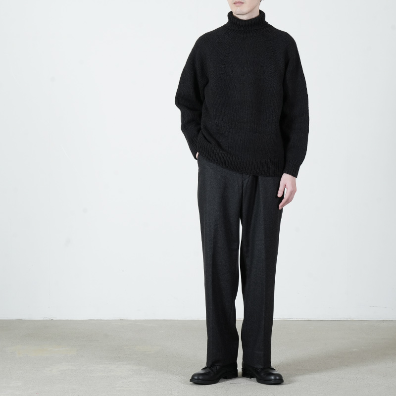 COMOLI(コモリ) ウールフラノ パンツ