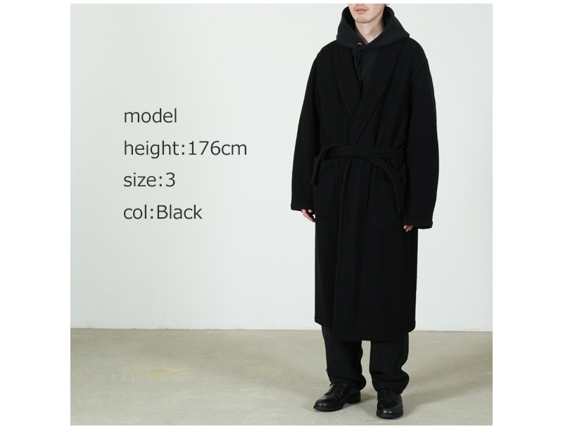 COMOLI(コモリ) カシミヤ ローブコート
