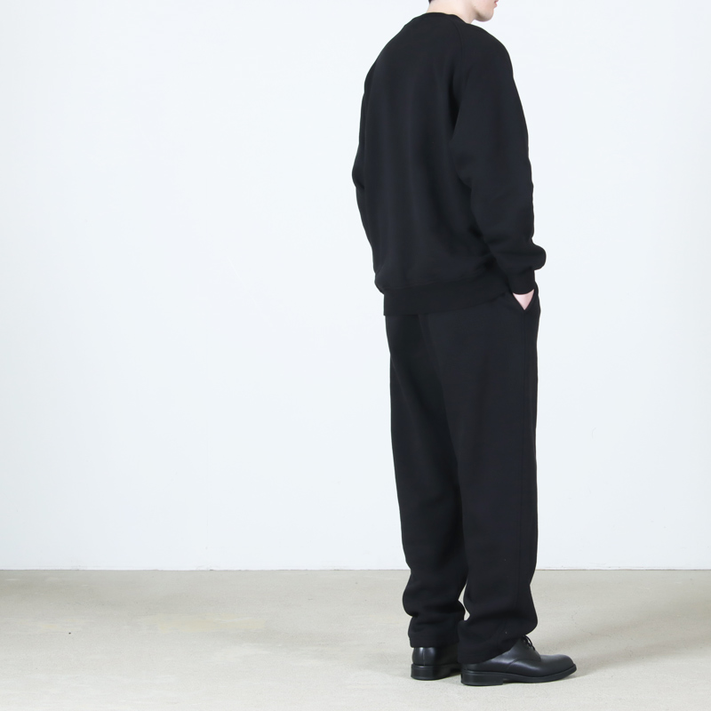 COMOLI(コモリ) コットン裏毛 クルーネック