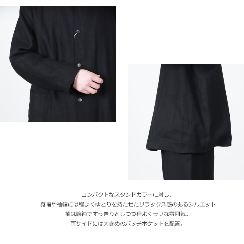 COMOLI(コモリ) カナパ スタンドカラージャケット