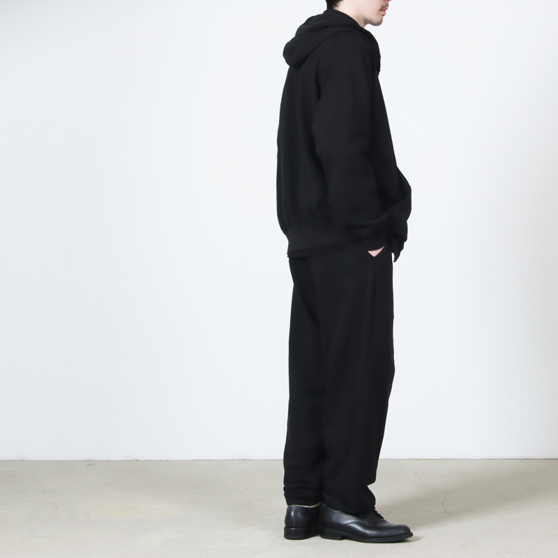 COMOLI(コモリ) LWコットン裏毛 ジップパーカ