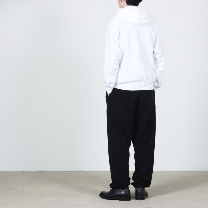 COMOLI(コモリ) LWコットン裏毛 ジップパーカ