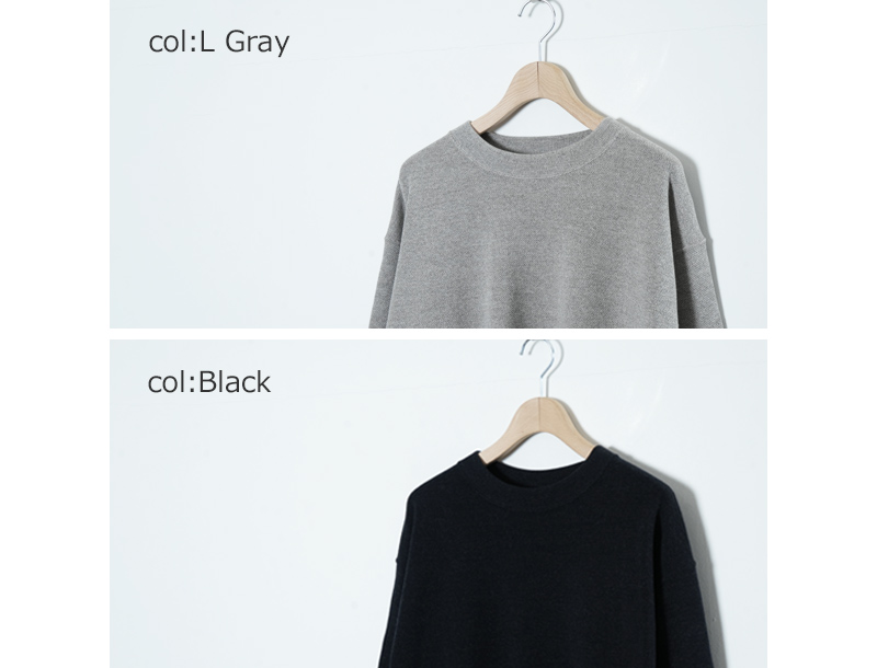 crepuscule(クレプスキュール) Co/Wo Moss Stitch P/O