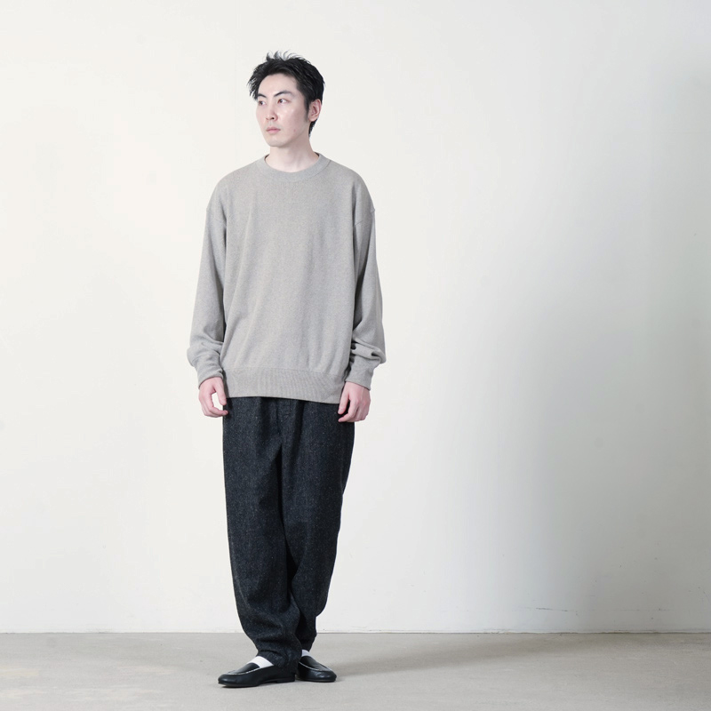 crepuscule(クレプスキュール) Co/He Rib Sweat P/O