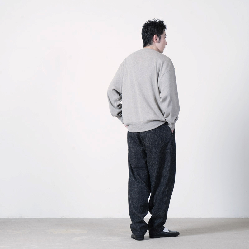 crepuscule(クレプスキュール) Co/He Rib Sweat P/O