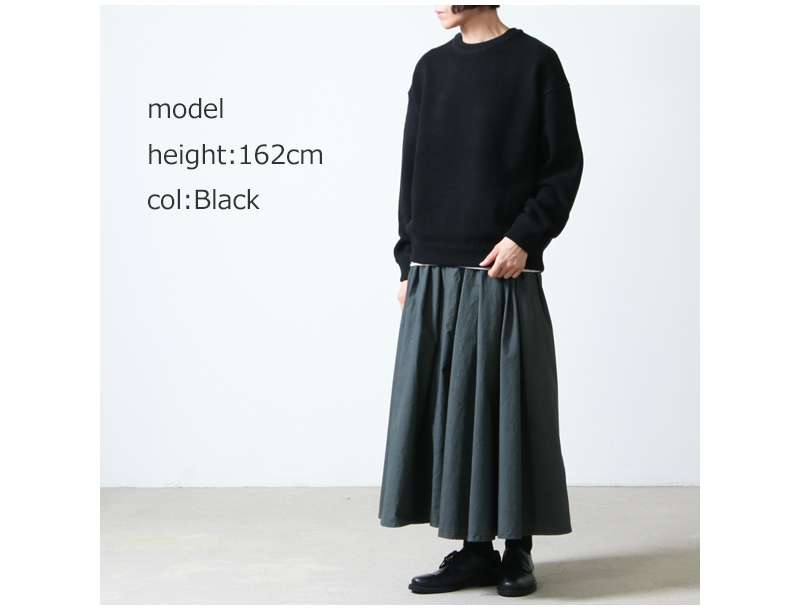 crepuscule(ץ塼) Cotyle Moss stitch L/S sweat for woman
